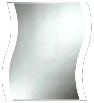 Zrcadlo Storm 50x65 cm White (712-413) Seizoensaanbieding