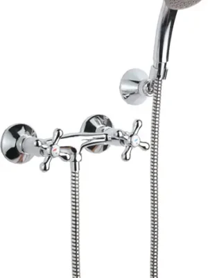 Akce Rio II - sprchová kohoutková nástěnná baterie, s příslušenstvím, rozteč 150 (RK1181B)