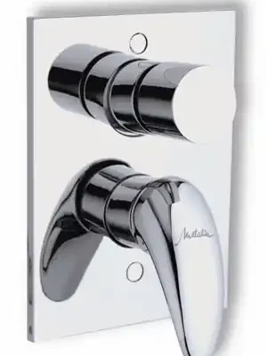Vanová sprchová baterie s přepínačem Metalia 55 chrom (55050R,0) Must-Have
