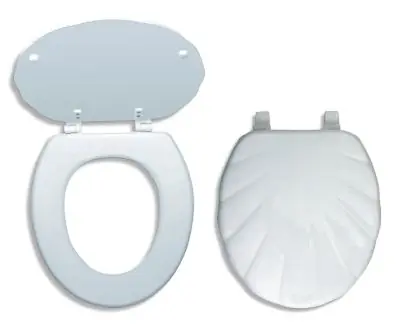 WC sedátko mušle Lyra bílé, tvarované dřevo (WC/MUSLELYRA) Oblíbený