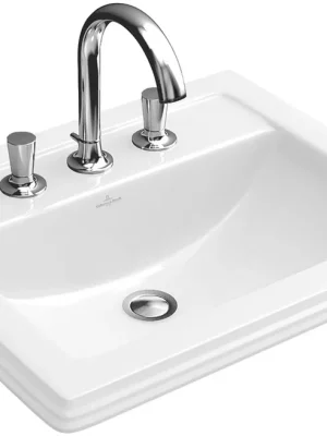 Speciale Aanbieding Hommage - umyvadlo 63x52,5 zápustné, 3 otvory, s přepadem (7102A1R1)