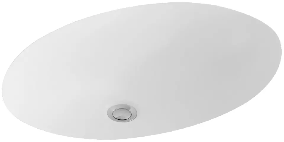 Evana - umyvadlo 50x35, k zabudování zespodu, s přepadem (61470001) Direct Beschikbaar