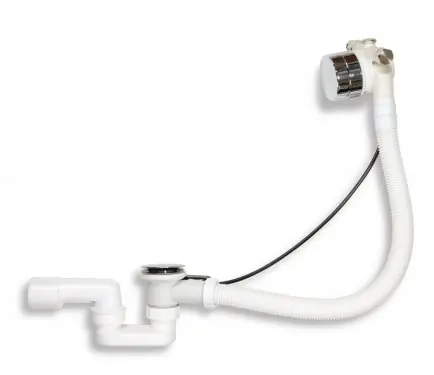 Automatická vanová výpusť s napouštěním chrom, Eco L 55 cm (488,0) Rychlé Dodání