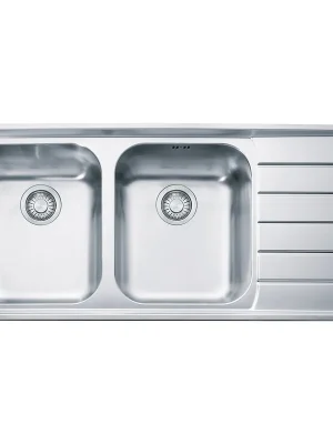 Neptun NEX 621/2 nerez - kuchyňský dřez 116x51, odkapávací plocha vpravo (101.0199.895) Uitverkoop