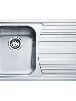 Logica LLL 611/2 nerez tkaná struktura - kuchyňský dřez 79x50, odkapávací plocha vpravo (101.0120.183) Merkproduct