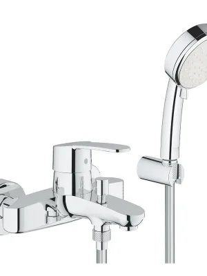 Aanbieding Eurostyle Cosmopolitan - vanová nástěnná baterie, se sprchovou soupravou (3359220A)
