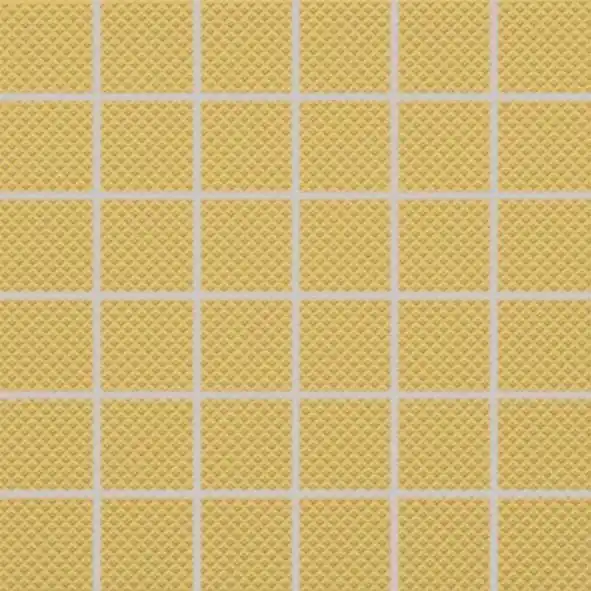 Color Two (RAL 0858070) - dlaždice mozaika 5x5 tmavě žlutá matná, R10 B (GRS05642) Ověřený