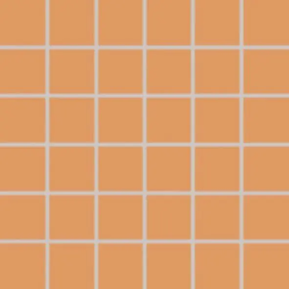 Color Two (RAL 0607050) - dlaždice mozaika 5x5 světle oranžová matná (GDM05150) Zlevněný