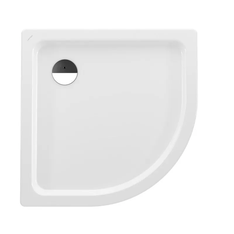 Platina - ocelová vanička čtvrtkruhová 100x100x6,5, R55 (H2150190000401) Rechtstreeks Van De Fabrikant