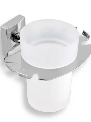 Držák kartáčků a skleničky Metalia 12 chrom (0249,0) Exclusieve Akce