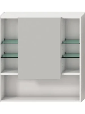 Lyra Plus - zrcadlová skříňka 77,5x80 cm, bílá (H4532510383041) Omezená Nabídka