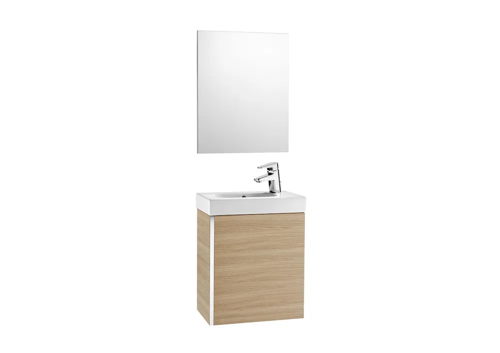 Beperkt Aanbod Pack Mini - skříňka 45 cm a zrcadlo, dub (A855865155)