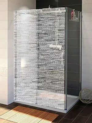 Boční stěna 100 cm, sklo čiré/lesklý chrom (GD7210) Gratis Retour