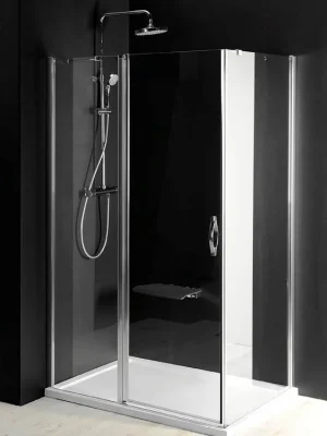 Víkendová Akce Boční stěna 90 cm, sklo čiré/leštěný profil (GO3590)
