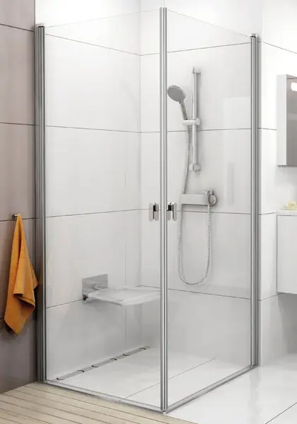 CRV1 90 kout rohový 1 DÍL, rám bílý/sklo transparent (1QV70101Z1) Betaalbaar