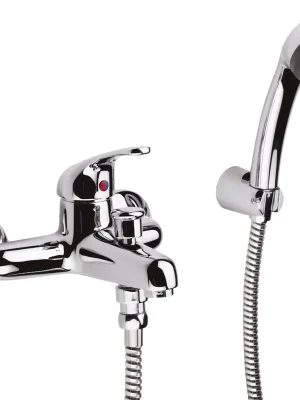 Levný Polar - vanová nástěnná baterie, rozteč 150, s příslušenstvím (pevný držák) (PL55B)