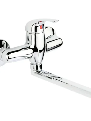 Horká Nabídka Polar - dřezová nástěnná baterie, ploché ústí 200, rozteč 150 (PL03B)