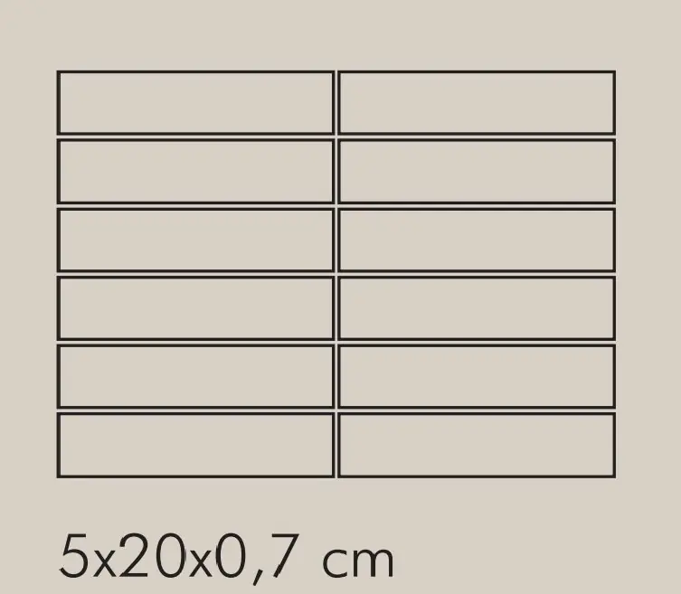 IN Perla Rete RAL 7004 - dlaždice mozaika 5x20 šedá matná (011SM222) Actieprijs