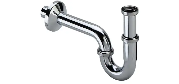 Tijdelijk Beschikbaar Trubkový zápachový uzávěr 5611-DN32, chrom (305611)
