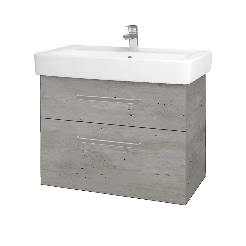 Q max SZZ2 80 - skříňka s umyvadlem 80 cm, závěsná, CS I (QMA017 SZZ2 080 CS I) Oblíbený