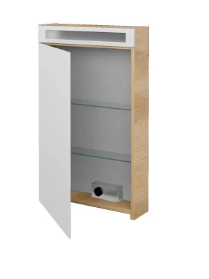 Nízká Cena Air GAOE 50 - galerka s osvětlením, zásuvka a vypínač, CS I (AIR GAOE 050 CS I)