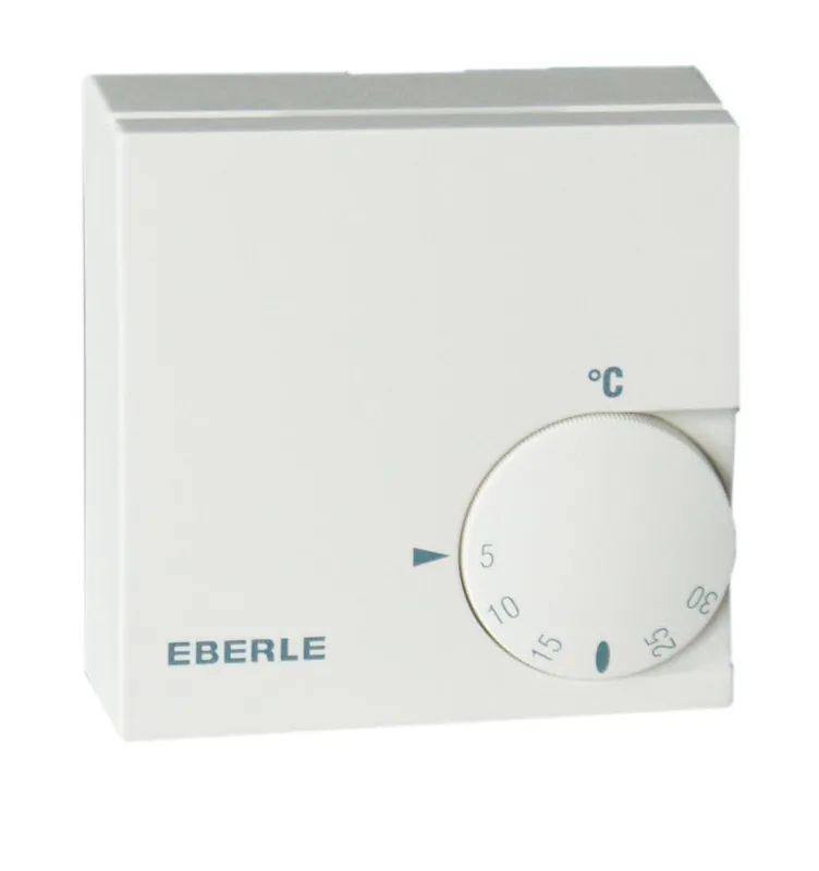 Weekendaanbieding Eberle RTR-E 6124 - analogový prostorový termostat s útlumem 5K - snímá jen teplotu prostoru (4066020)