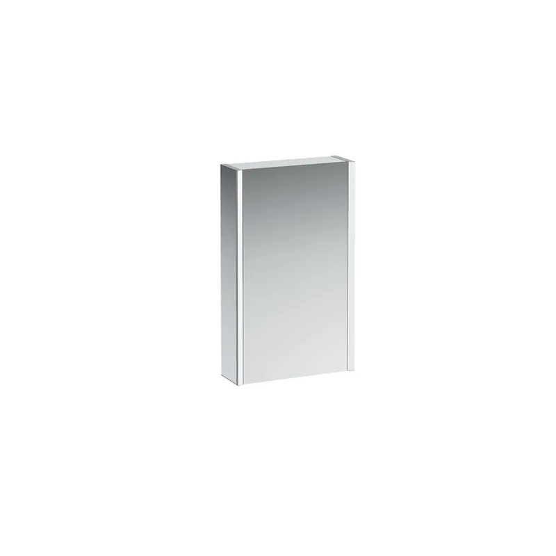 Frame 25 - hliníková zrcadlová skříňka 75x45, LED, panty vpravo, prostorové osvětlení (H4083729001441) Bestseller