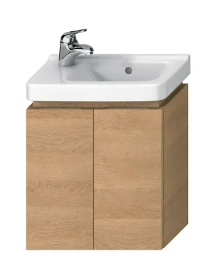 Exclusieve Akce Cubito - skříňka pod asymetrické umývátko 45 cm, 2 dvířka, dub (H40J4202005191)