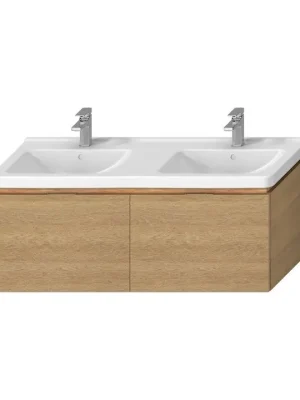 Cubito - skříňka pod dvojumyvadlo 130 cm, 2 zásuvky, dub (H40J4274015191) Vrácení Zdarma