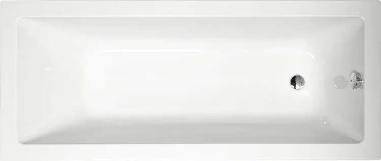 Pouze Dnes Noemi obdélníková vana 160x70x39 cm, bílá (71707)