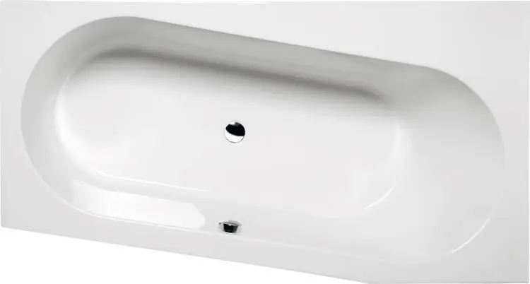 Pouze Dnes Astra WR asymetrická vana 165x90x48cm, bílá (31611)
