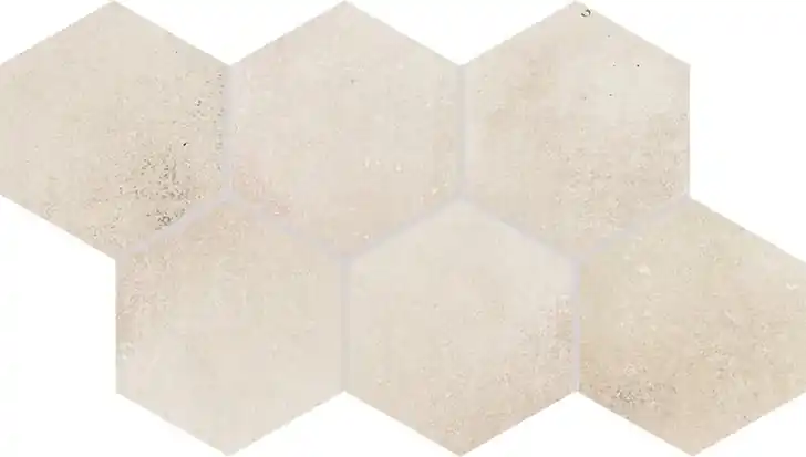 Levný Via - dlaždice dekor šestihran 21x37 béžová (DDVT8710)