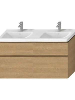 Cubito - skříňka pod dvojumyvadlo 130 cm, 4 zásuvky, dub (H40J4274025191) Přímo Od Výrobce