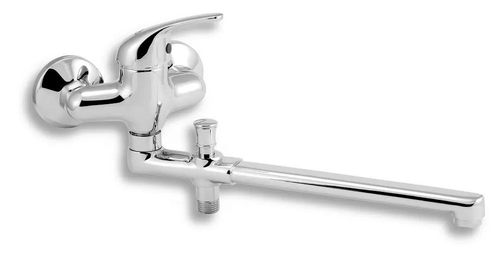 Nejnovější Verze Paneláková baterie bez sprchy 100 mm Titania Iris chrom (92033/1,0)