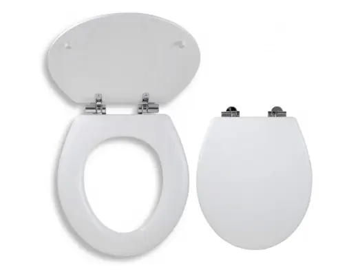 Nejlepší Cena WC sedátko Lyra bílá tvarované dřevo, pomalé sklápění (WC/SOFTLYRA)