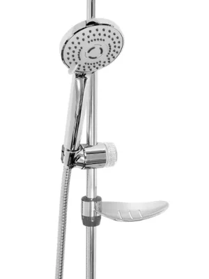 Sprchová souprava chrom, tyč 62 cm, hadice 150 cm (KIT04,0) Certifikovaný