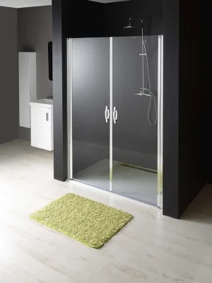 Actieprijs Sprchové dveře One do niky dvoudílné otočné 120 cm, sklo čiré/leštěný profil (GO2812)