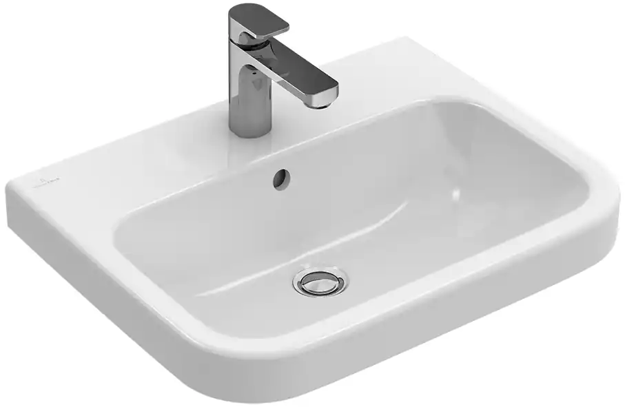 Architectura - umyvadlo 55x47, 3 otvory (1 proražen), s přepadem, spodní strana broušená (41885G01) Must-Have