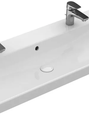 Avento - umyvadlo 100x47, nábytkové, 2 x 1 otvor, s přepadem (4156A401) Lage Kosten