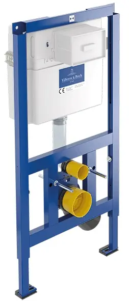 Viconnect - podomítková splachovací nádržka, výška 980 mm (92247800) Koop Vandaag