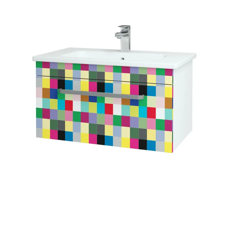 Speciale Akce Aston SZZ 80 - skříňka s umyvadlem 80 cm, závěsná, CS III (AST002 SZZ 080 CS III)