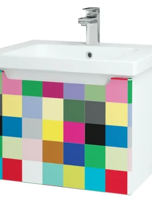Denní Nabídka Color SZZ 65 - skříňka s umyvadlem 65 cm, závěsná, CS III (COL010 SZZ 065)