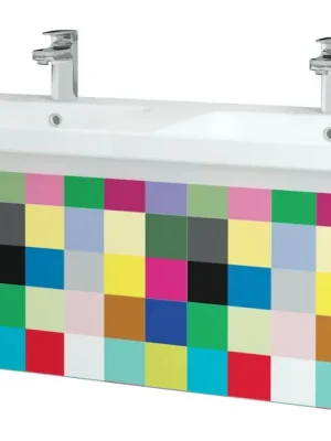 Color SZZ 125 - skříňka s umyvadlem 125 cm, závěsná, CS III (COL013 SZZ 125) Blesková Nabídka