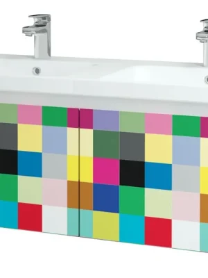 Nejprodávanější Color SZZ2 125 - skříňka s umyvadlem 125 cm, 2 zásuvky, závěsná, CS III (COL013 SZZ2 125)