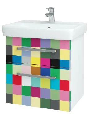 Q max SZZ2 60 - skříňka s umyvadlem 60 cm, závěsná, CS III (QMA015 SZZ2 060 CS III) Speciale Akce
