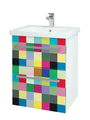 Nakupujte Hned Big Inn SZZ2 65 - skříňka s umyvadlem 65 cm, závěsná, CS III (BIN010 SZZ2 065 CS III)