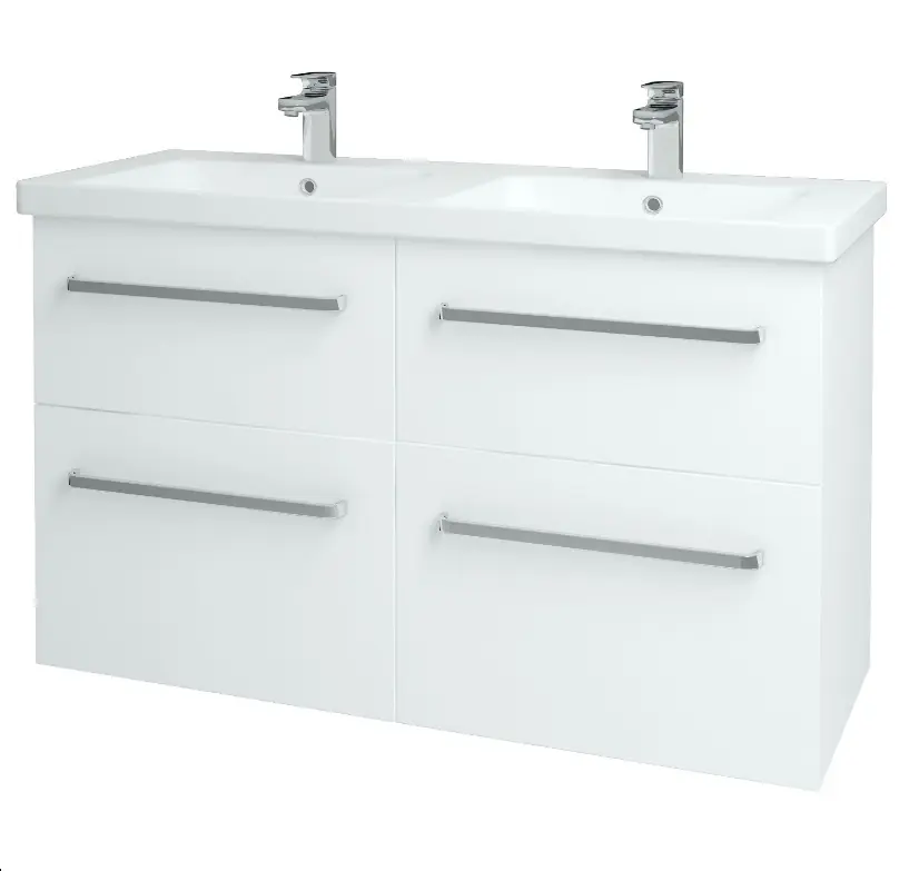 Big Inn SZZ4 125 - skříňka s umyvadlem 125 cm, závěsná, CS II (BIN013 SZZ4 125 CS II) Nejprodávanější