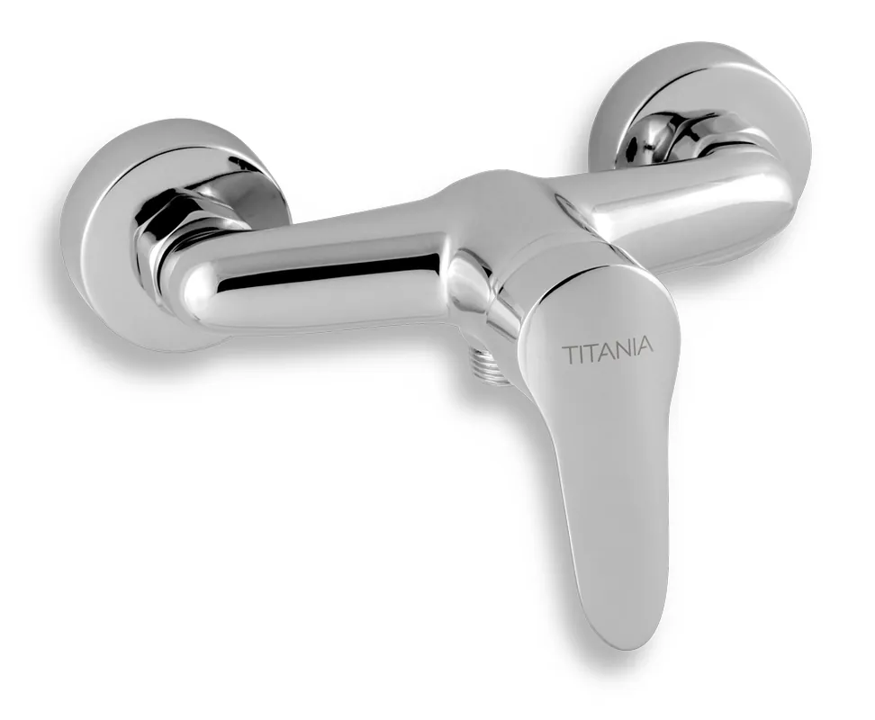 Sprchová baterie bez příslušenství 150 mm Titania Iris New chrom (94461/1,0) Cenově Výhodný