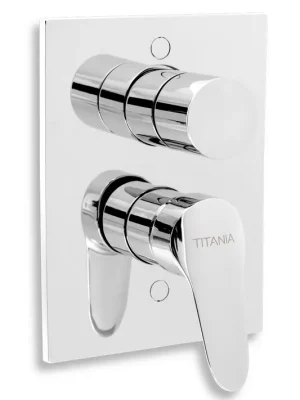 Sleva Vanová/sprchová baterie s přepínačem Titania Iris New chrom (94450R,0)