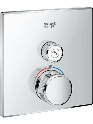 Weekendaanbieding Grohtherm SmartControl - termostat pro podomítkovou instalaci s 1 ventilem, bez podomítkového tělesa (29123000)